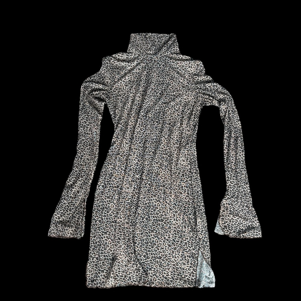 cheetah dress, Shein, size XL
